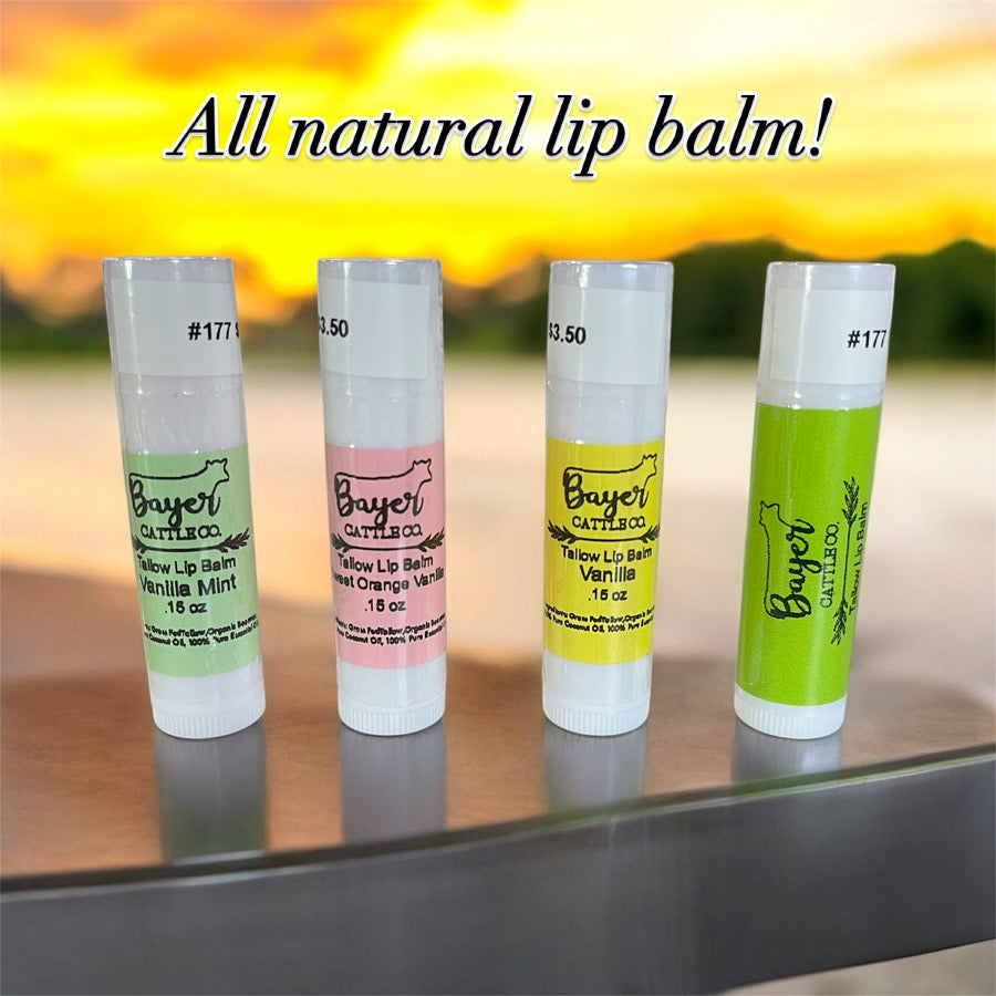 Tallow Lip Balm - Vanilla Mint