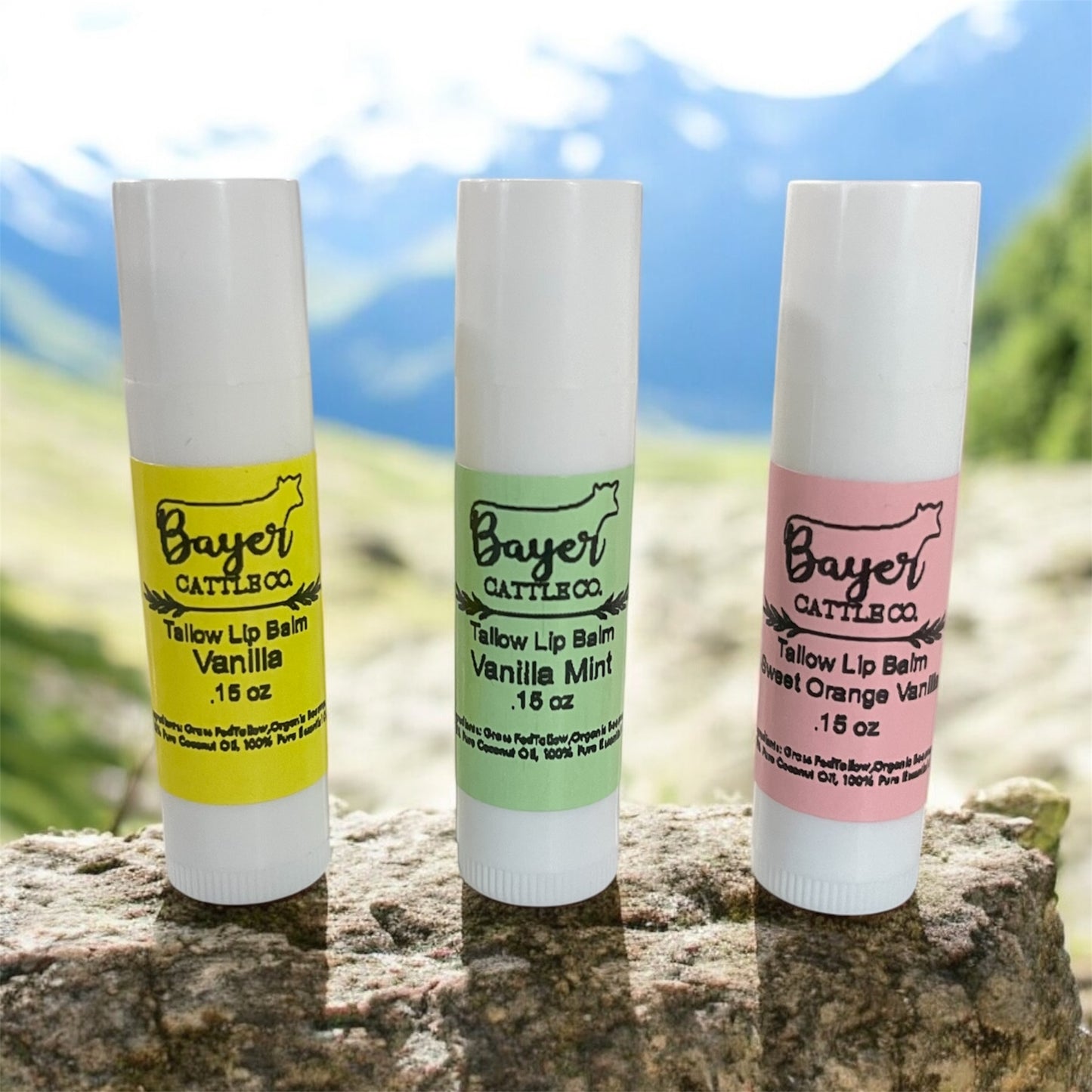 Tallow Lip Balm Trio