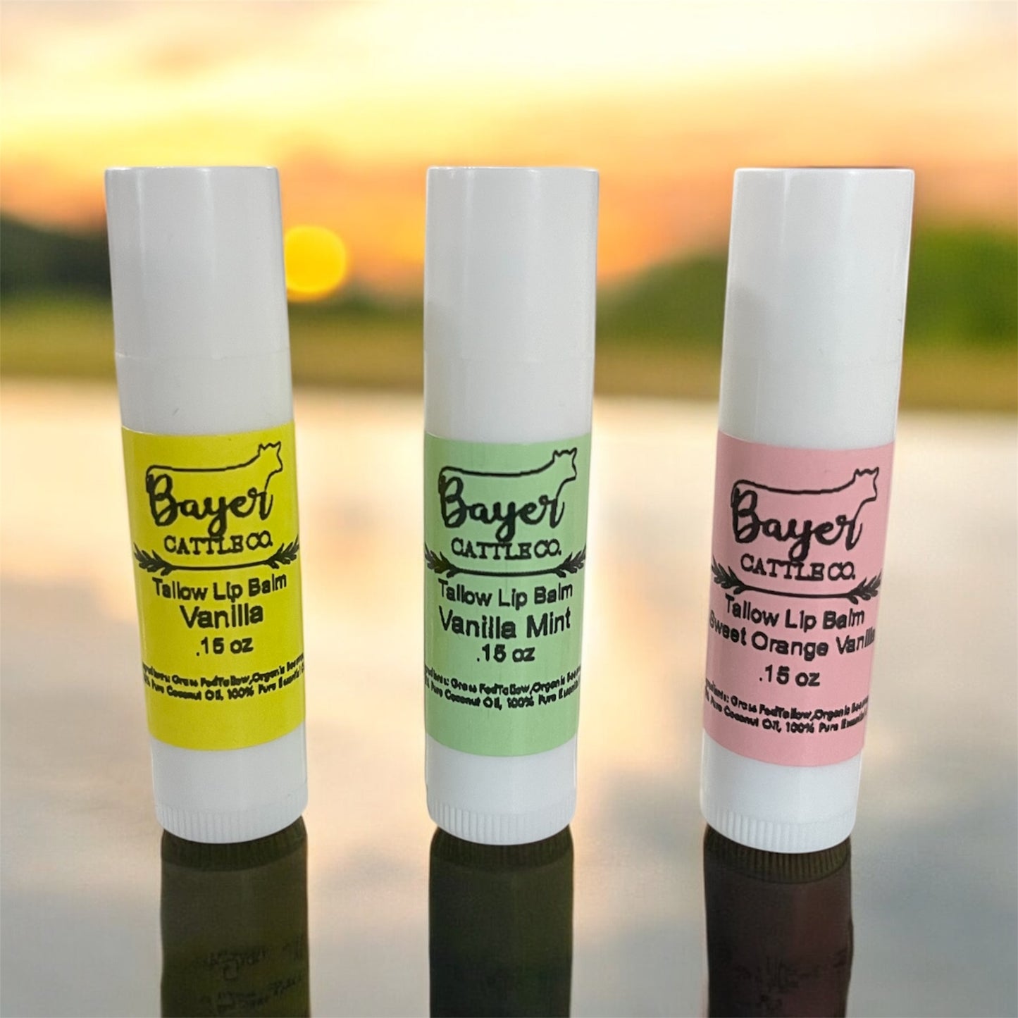 Tallow Lip Balm Trio