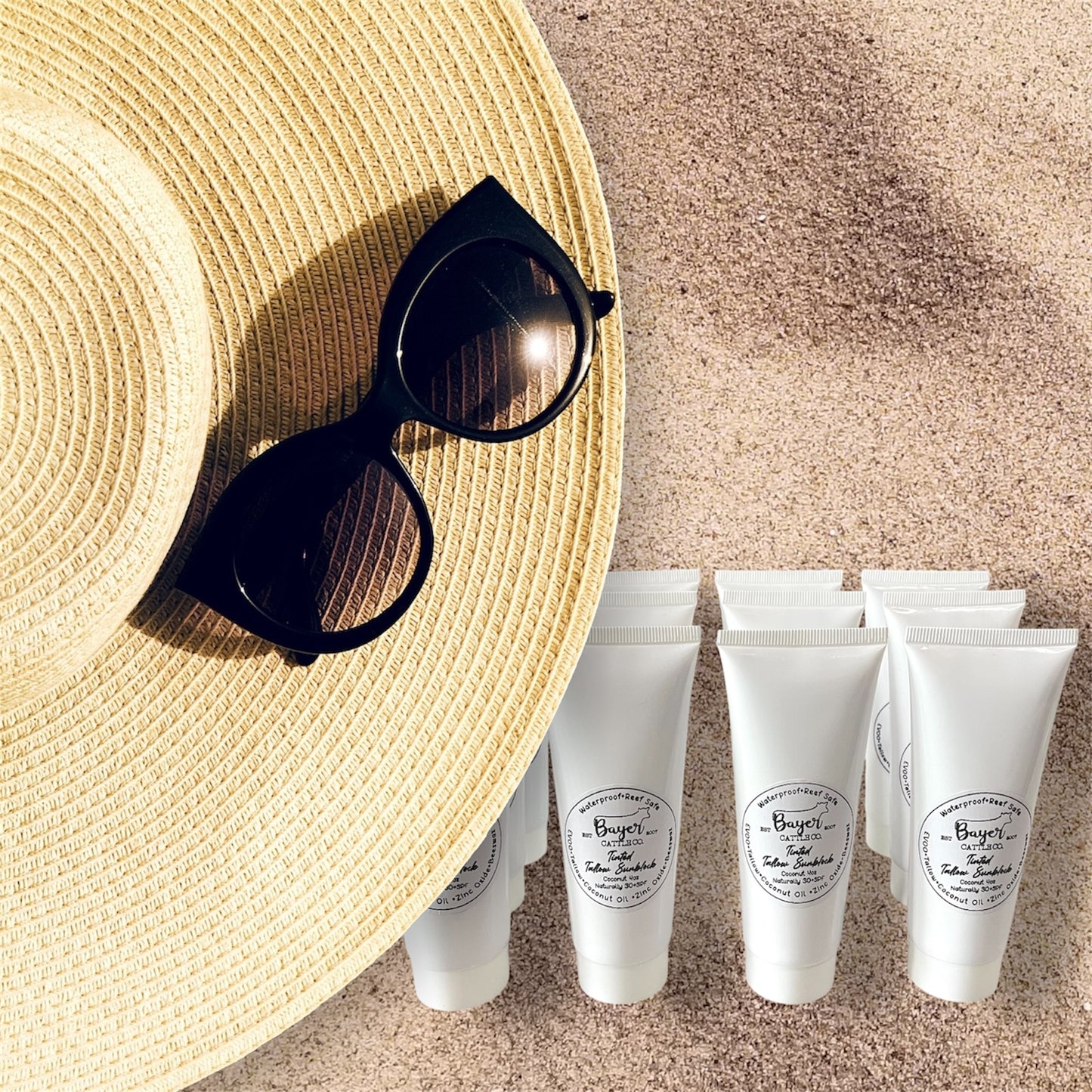 Tinted Tallow Sunblock - Coconut, 4oz