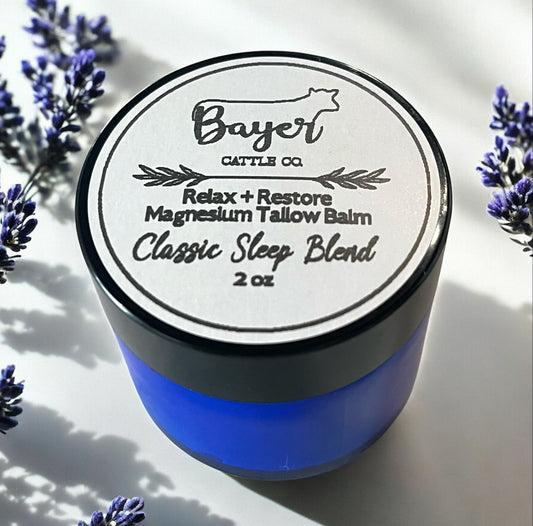 Relax + Restore Magnesium Tallow Balm, 2oz