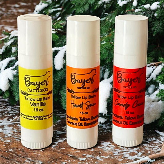 Tallow Lip Balm Trio