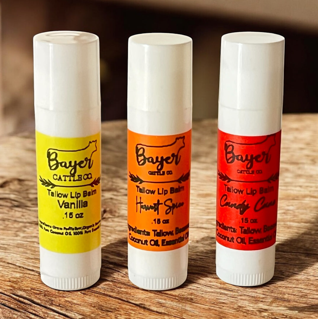 Tallow Lip Balm Trio