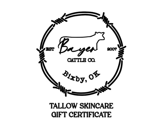 Tallow Skincare Gift Certificate
