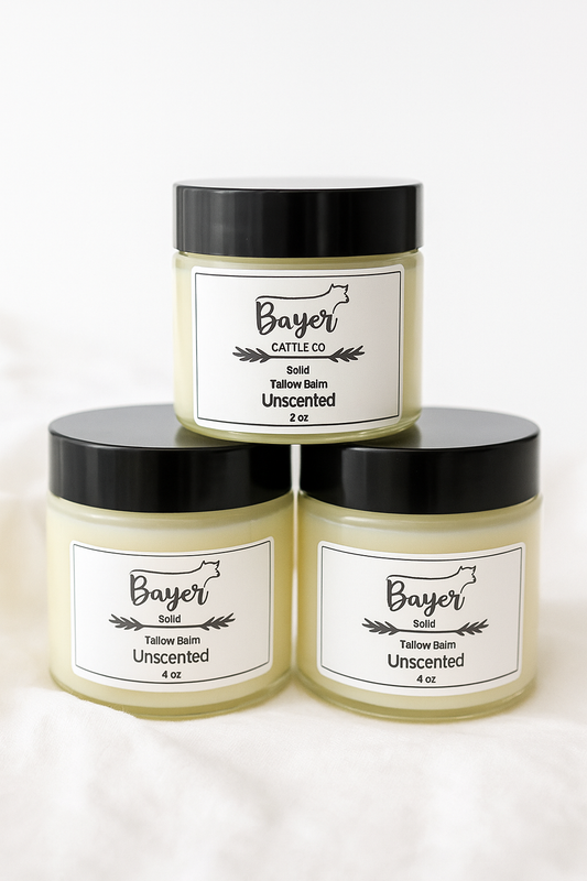 Solid Tallow Balm - Unscented
