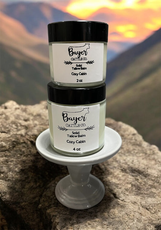 Solid Tallow Balm - Cozy Cabin