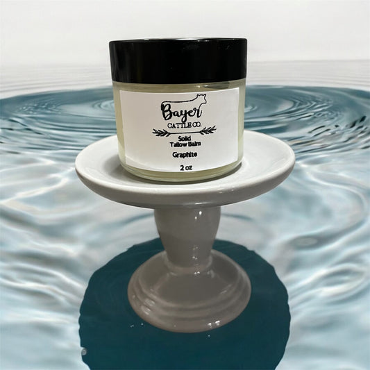 Solid Tallow Balm - Graphite