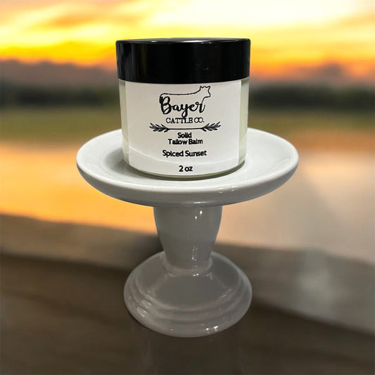 Solid Tallow Balm - Spiced Sunset