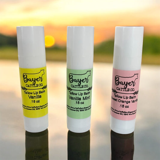 Tallow Lip Balm Trio